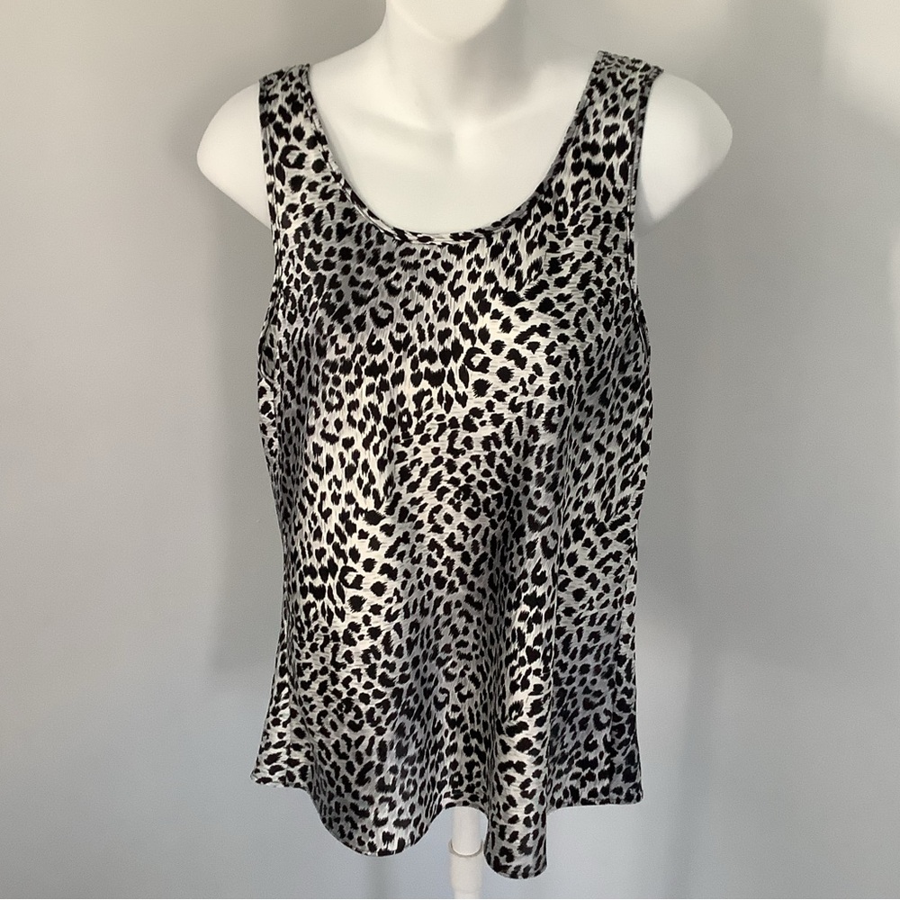 Vintage Cinema Etoile Leopard Print Tank Top Sz. M